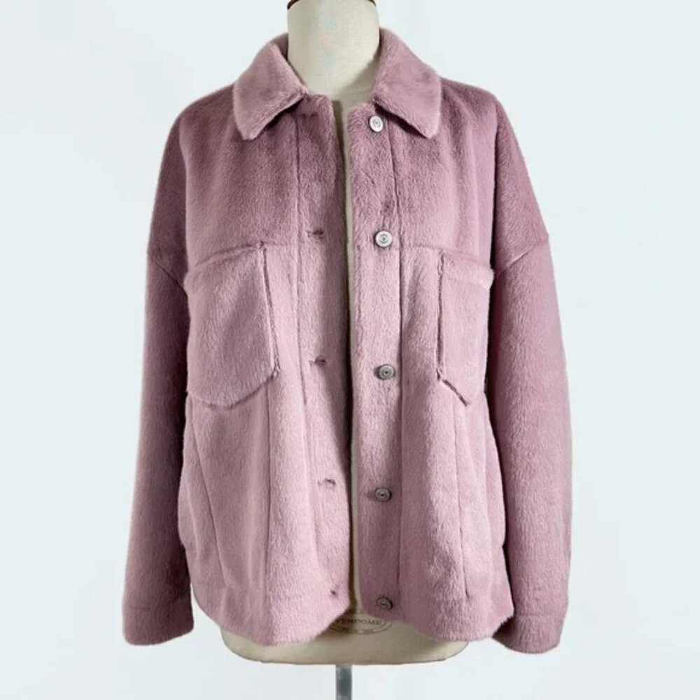 OPAL SWING JACKET Free People Pink Sz M